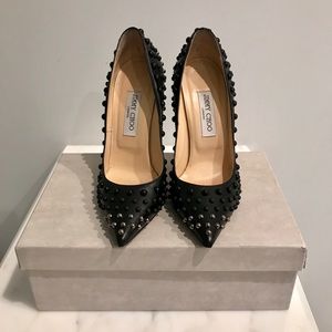 Jimmy Choo Abel Studded Pump Sz: 39